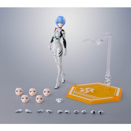 TAMASHII NATIONS S.H.Figuarts Evangelion: New Theatrical Edition Rei Ayanami, Approximately 135mm, PVC & ABS Painted Action Figure