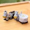Donkey Pull Cart Stone Mill Miniature Fairy Garden Home Houses Decoration Mini Craft Micro Landscaping Decor DIY Accessories