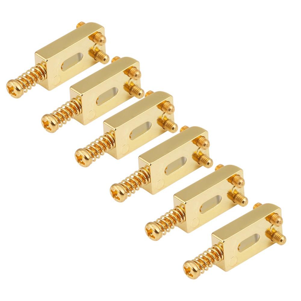 6PCS Included Wrench Electric Guitar Bridge Parts Electric Guitar Replacement Parts  Guitar