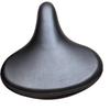 Thickened Spring Bicycle Seat Cushion for Electric Scooters - Black Retro Saddle