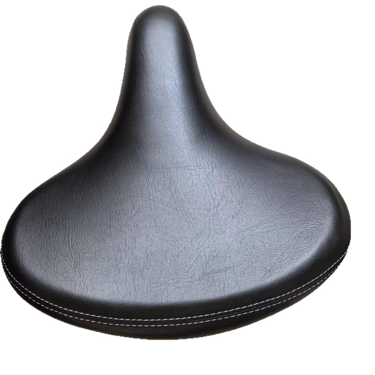 

Thickened Spring Bicycle Seat Cushion for Electric Scooters - Black Retro Saddle 25x15x27 cm чёрный
