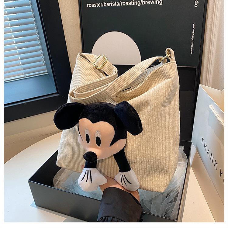 2025 Korean Style Large Capacity Tote: Cute Cartoon Casual Shoulder Handbag