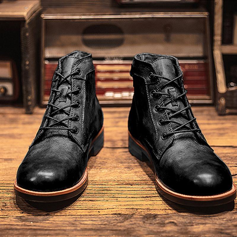 Botas de cuero para hombre Ropa casual Zapatos de herramientas Zapatos de  motocicleta comprar a buen precio — entrega gratuita, reseñas reales con  fotos — Joom