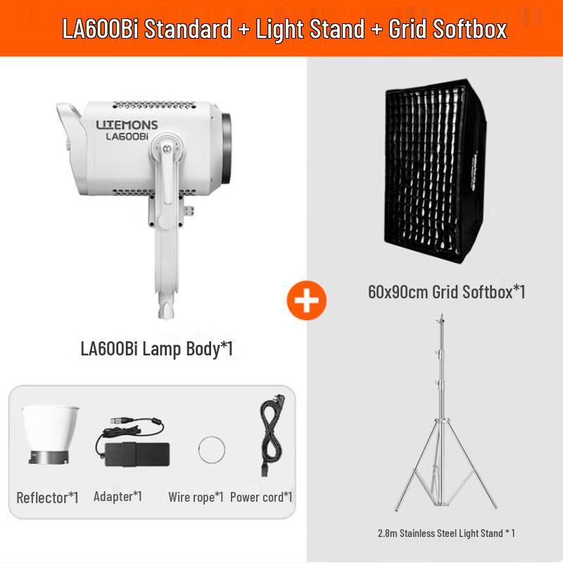 Godox LA600Bi Bi-Color LED Video Light Kit
