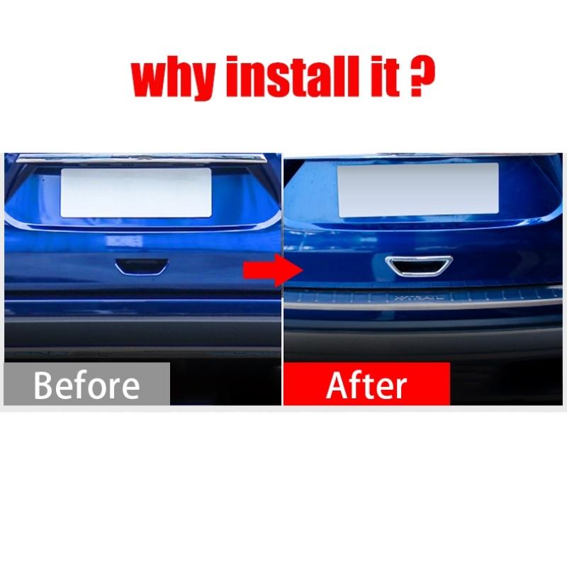 For Nissan X-trail X trail t32 Rogue 2014-2018   ABS Auto Car Rear Tail Door Handle Bowl Trim Cover sticker Accessories