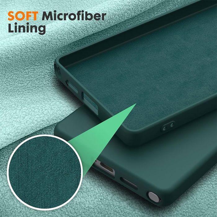 Coque Silicone - BOOLING - pour Samsung Galaxy S26 Ultra - Antichoc Anti-Rayures - Vert Nuit