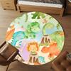 1pc Dinosaur Prehistoric Round Chair Mat Area Rug - Non-Slip, Floor Mat for Office, Bedroom, and Indoor Decor C1125346