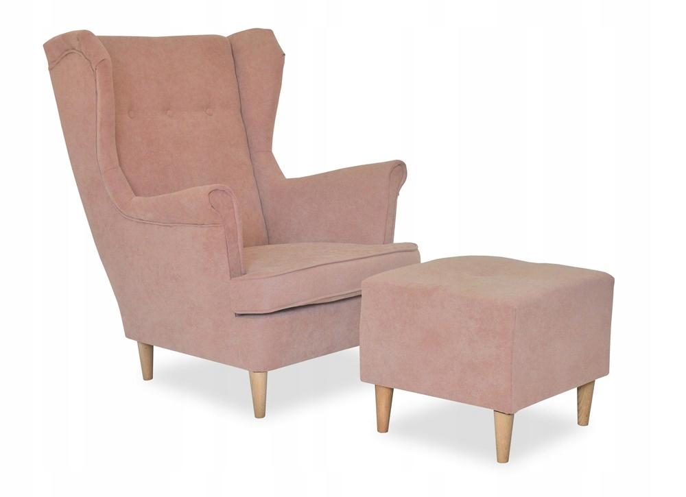 ARI Scandinavian Wing Chair Family Meble - Pink Interior Design
