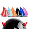 2 Stück (1 Paar) Motorradhelm Teufelshörner Aufkleber Elektroauto Helme Dekoration Kopfbedeckung Cosplay Styling Aufkleber Halloween
