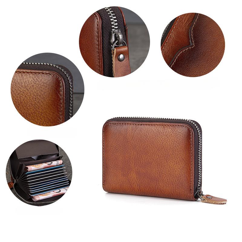 Card Bag Women's Multi-card Case Mini Compact Multi-function Card Holder Large Capacity Document Bag
