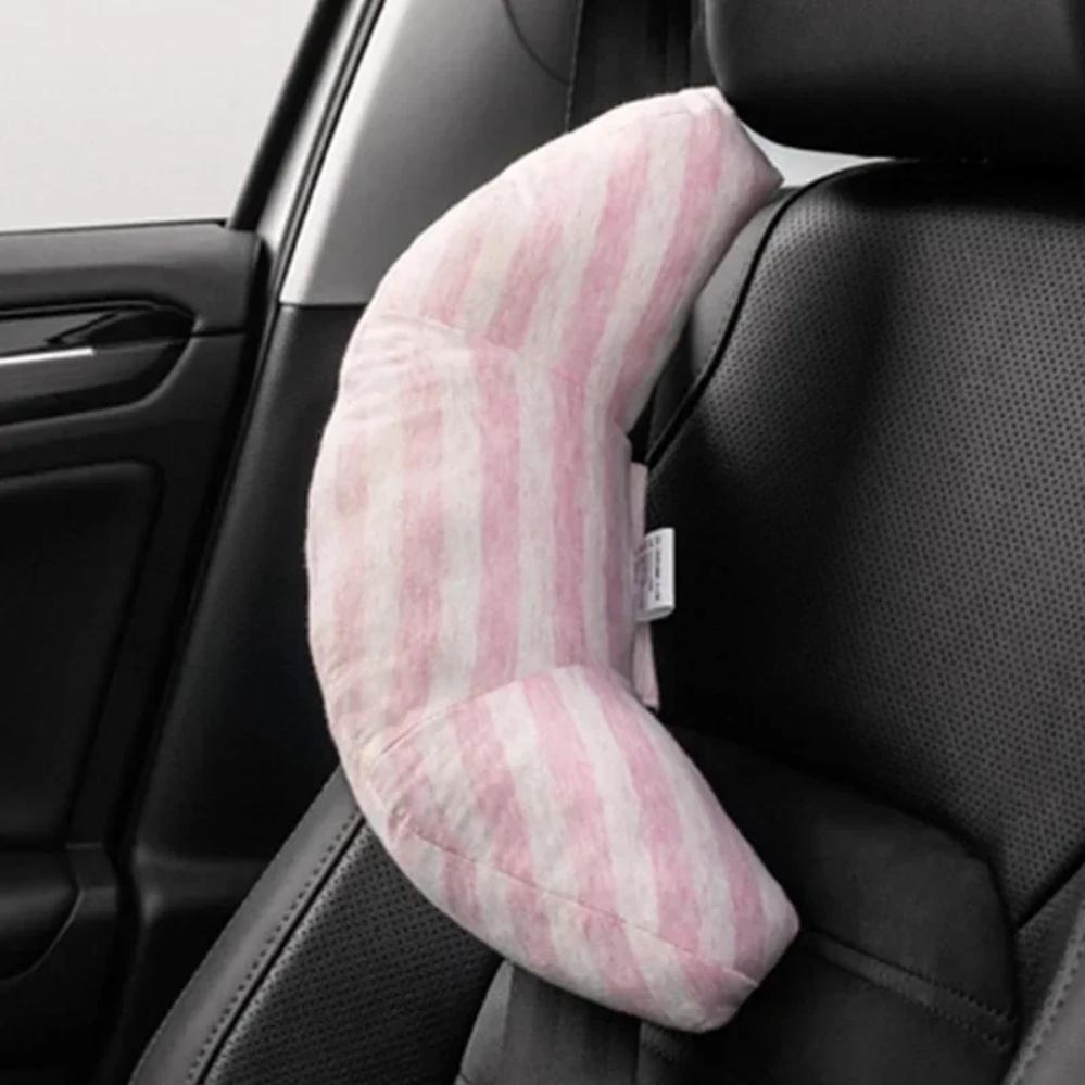 1pc Children Neck Headrest Cushion Car Seat Belts Pillow Kids Shoulder Safety Strap Protection Pads Support Car Styling Cartoon