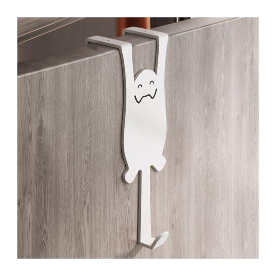 Behind The Door Hook No Drill Hooks Easy Hanging Waterproof Hook for Bathroom Kitchen Bedroom Balcony