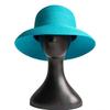 Lake Blue Summer Straw Hat French Elegant Outdoor Beach Travel Anti-ultraviolet Women's Straw Hat  Chapeau Femme