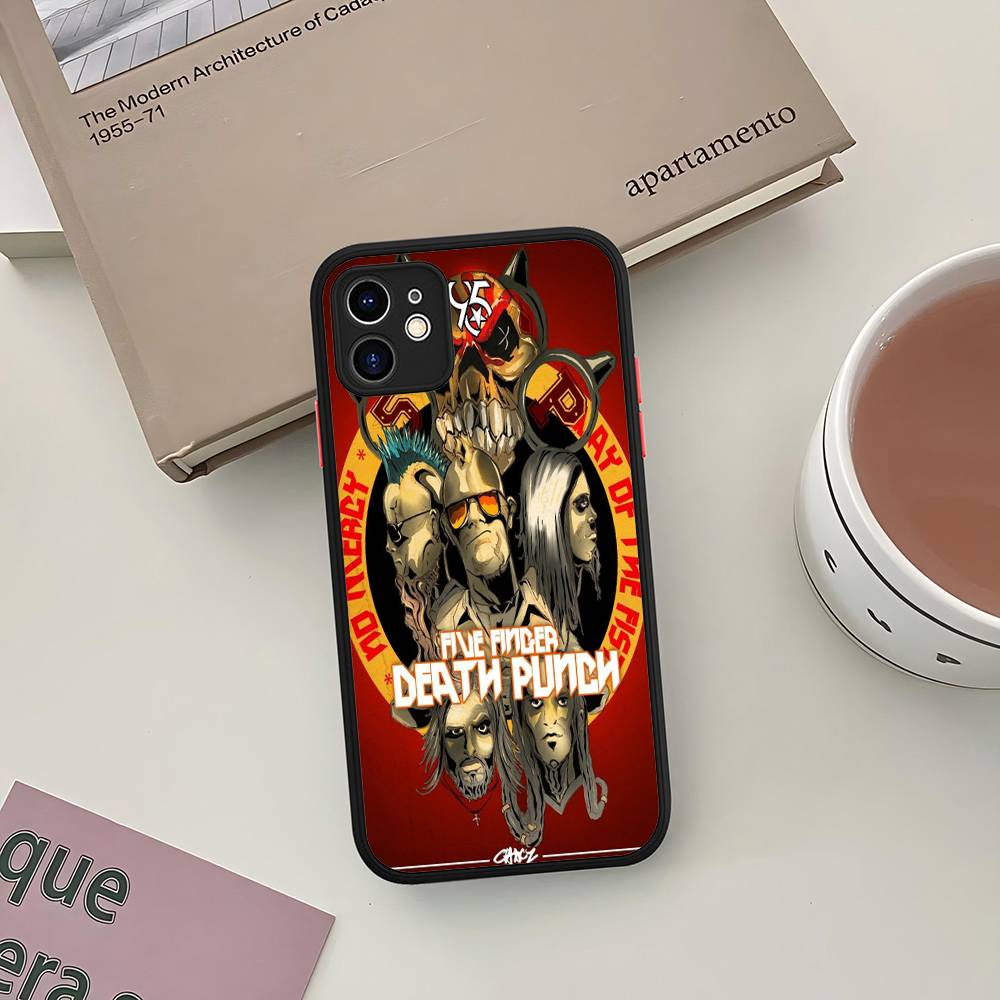 Popular Band F-Five Finger Death Punch Matte Protective Case For IPhone 16 15 14 13 12 11 Pro Max X XS MAX Protection Case