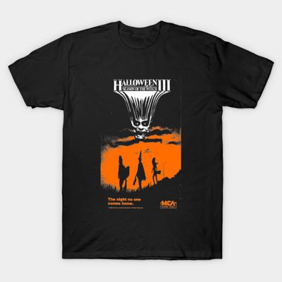 Asian Size Cotton Unisex Tshirt Print T-shirt Halloween Iii T-shirt No-Cut Print Regular Fit