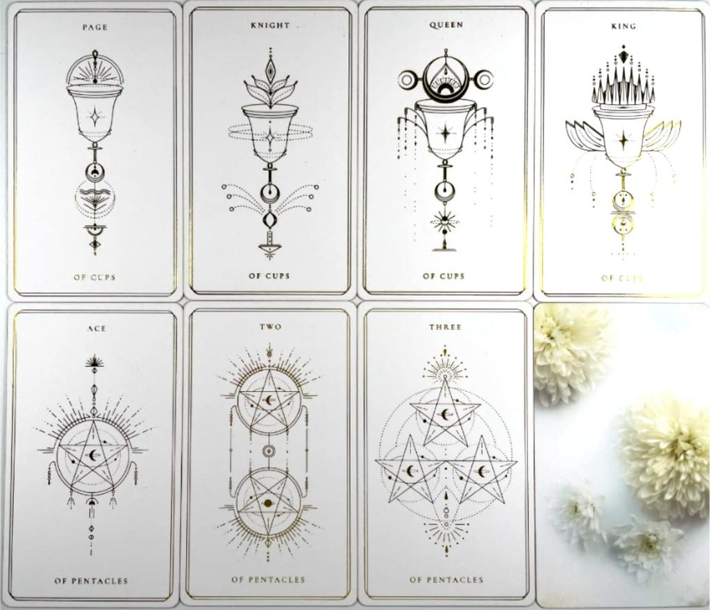 Soul Cards Tarot White Waite 78 Tarot with Japanese Authentic Product I.I.J Dahlia, Edition, Cards, Reading, Instructions,