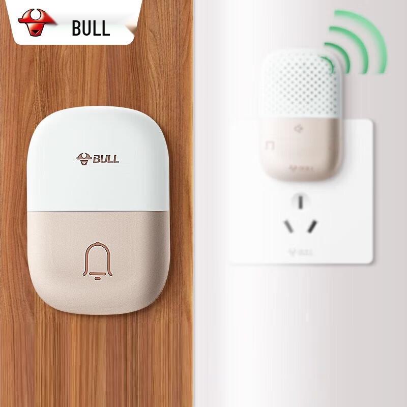 BULL Wireless Remote Doorbell with Music 220V