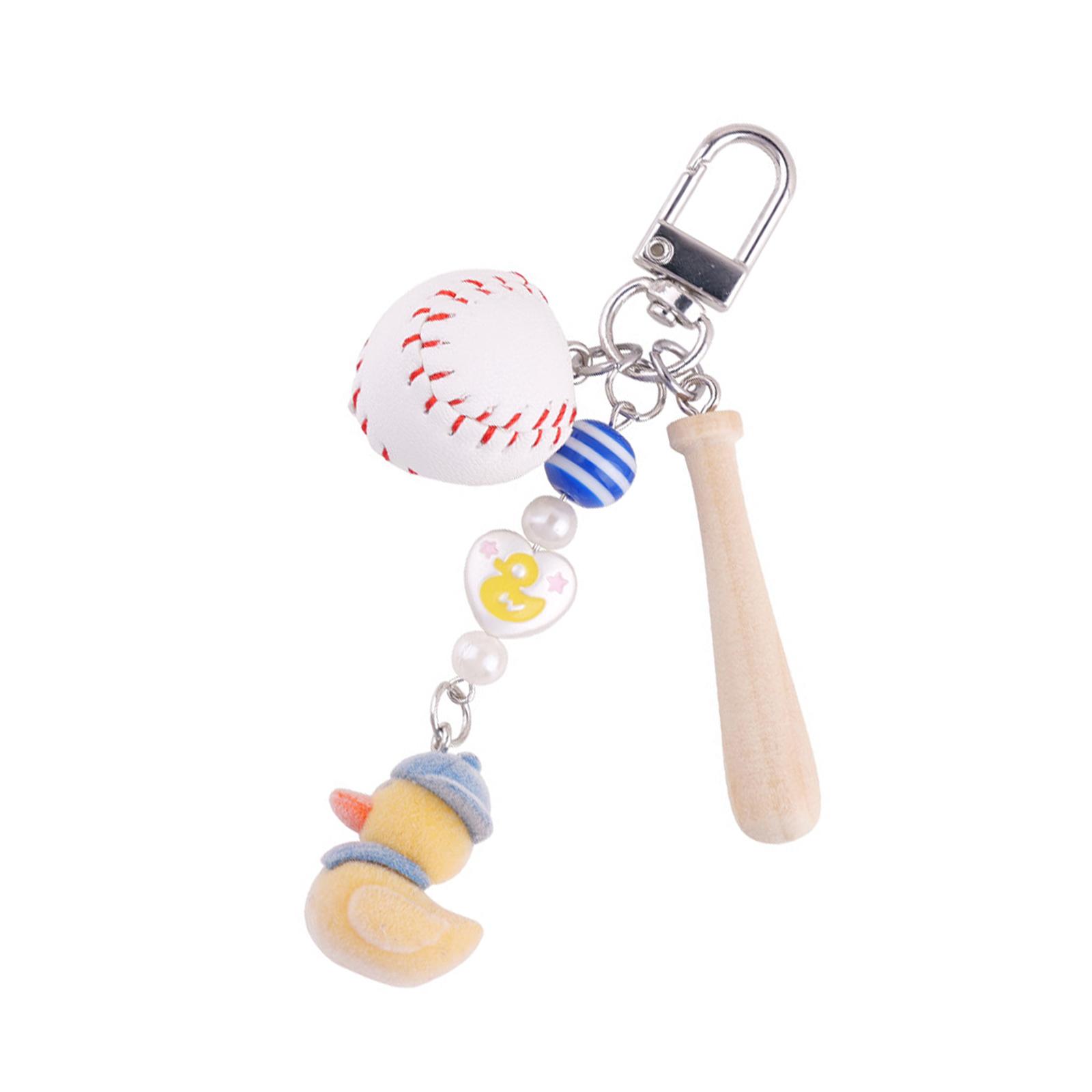 

Cute Yellow Duck Keychain Sports Style Adorable Design Lightweight Ideal Gift For Young Women And Cartoon Lovers 2