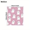Halloween Ghost Pumpkin Skull Flannel Blanket Throw Blanket Nap Blanket Party Decor Horror Gift Skin Friendly Reversible