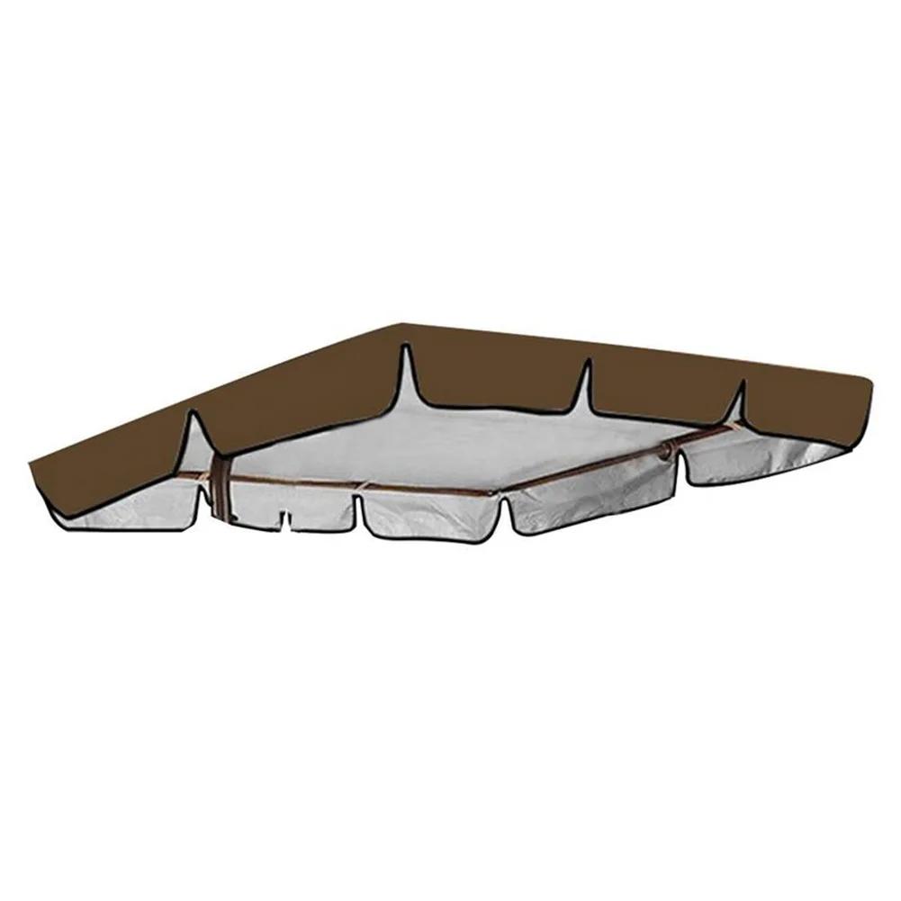 Practical Garden Outdoor Swing Canopy Swivel Top Cover Sun Visor Sunshade Chair Cover 164*114*15cm 1pcs Dustproof