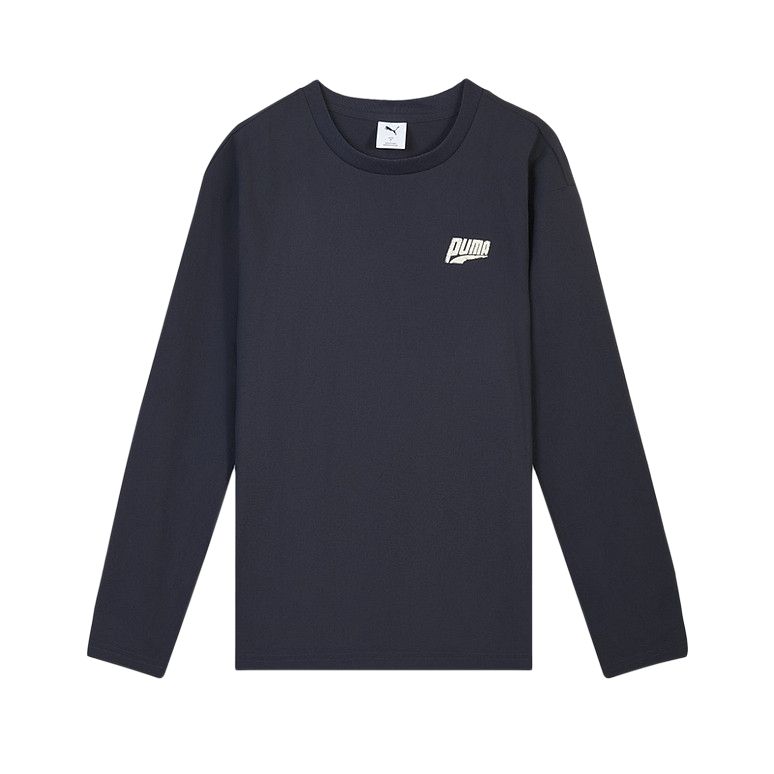 Puma Sports Casual Crew Neck Long Sleeve T-Shirt Unisex tops 697030-16 M