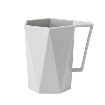 Kreatives Geometrisches Design von Waschbecher Kunststoffmaterial Zahnbürstenbecher Trinkbecher Tassen Putzbecher Unzerbrechliche Zahnbürste