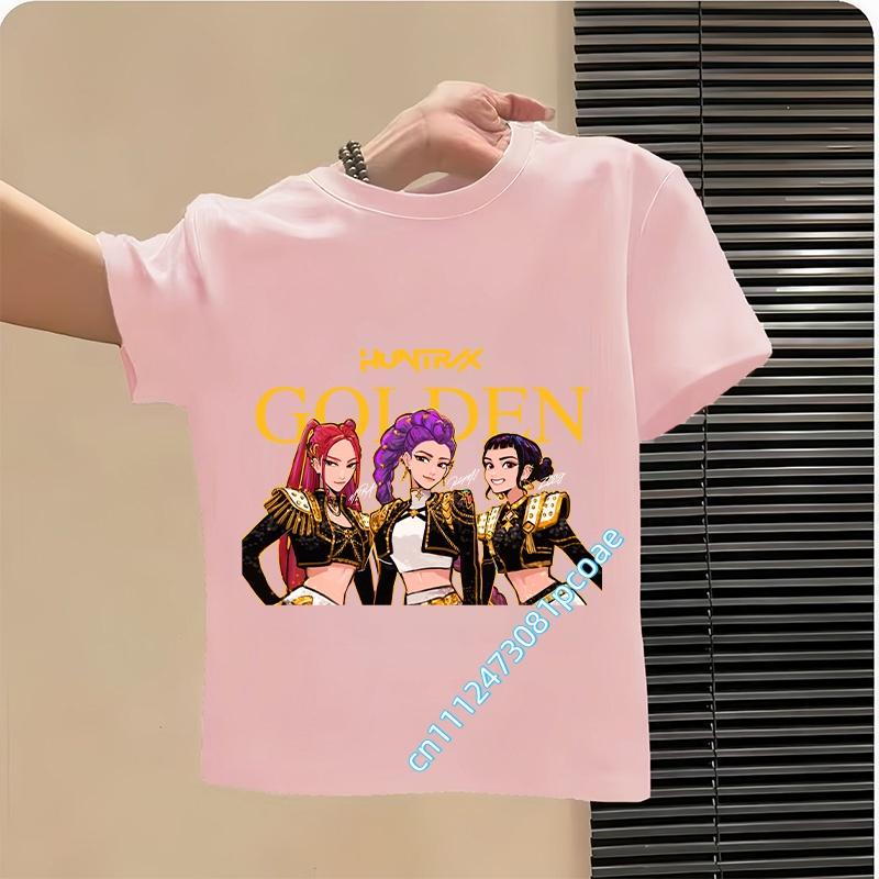 Style Children's Pure Cotton Short-Sleeved Cartoon Printed Summer T-Shirt - Girls' Casual Shirt for Leisure, Boys' Sports Shirt