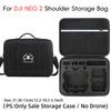 Shoulder Storage Bag For DJI Neo2 RC-N3 All-in-one Carrying Case Large Shockproof Protective Box For DJI Neo 2 Drone Accessories