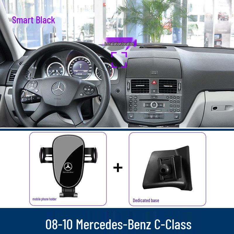 Air Vent Phone Holder for 2008-2023 Mercedes-Benz C-Class (C260L, C200L)