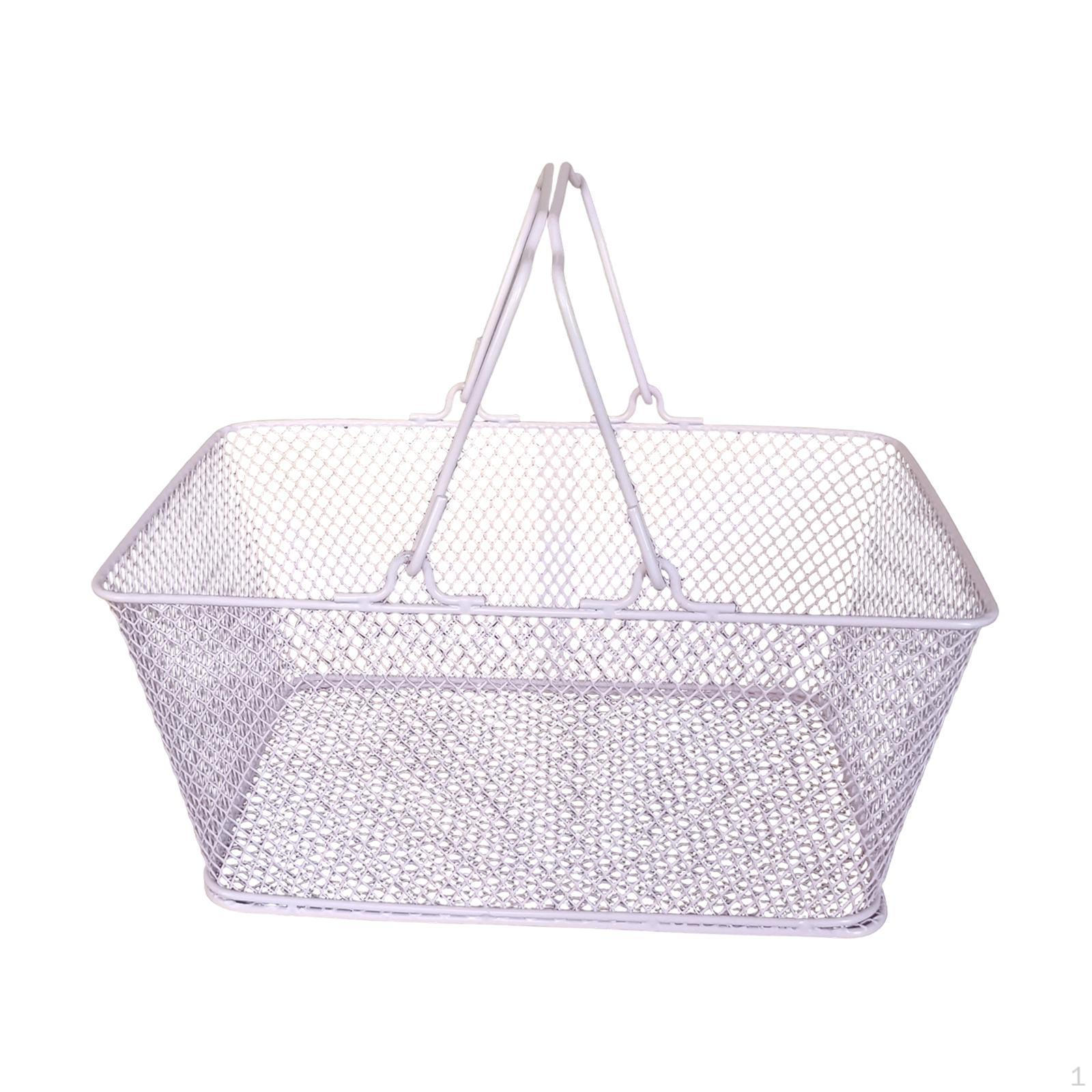 

Basket with Handles, Organizer for Storage of The розовый