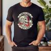 Hang In There It Gets Worse Funny Skeleton Flames Dark Humor T-Shirt