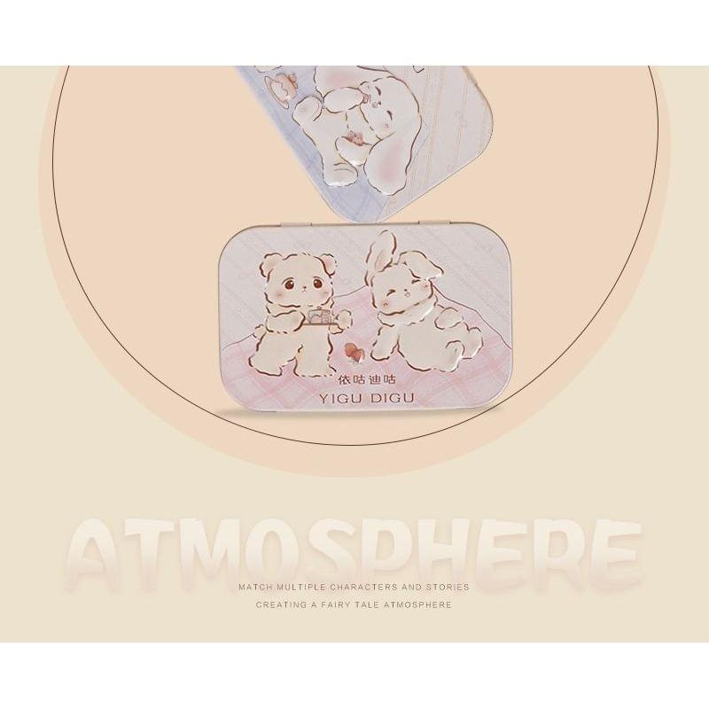 YIGU DIGU - Tea Party Series Metal Box Eyeshadow Palette #02