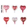 6-Pack of Random Style Valentine's Day Heart Balloons, Heart-Shaped Balloons for Wedding Room Decoration, Wedding Celebration, Valentine's Day