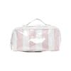 Clear PVC Makeup Case with Carry Handle, Top Closure Toiletry Bag for Bathroom Counter, Daily Packing, Home Use
