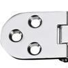 2Pcs Flip Hinges Round Edge Replace Zinc Alloy 180 Degree Cabinet Folding Table