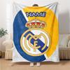 Custom Name Vancouver Whitecaps FC Jersey blanket for Couch & Bed, Plush Cozy Fuzzy Blanket Super Soft & Warm Blankets for Fall and Winter. 0908245