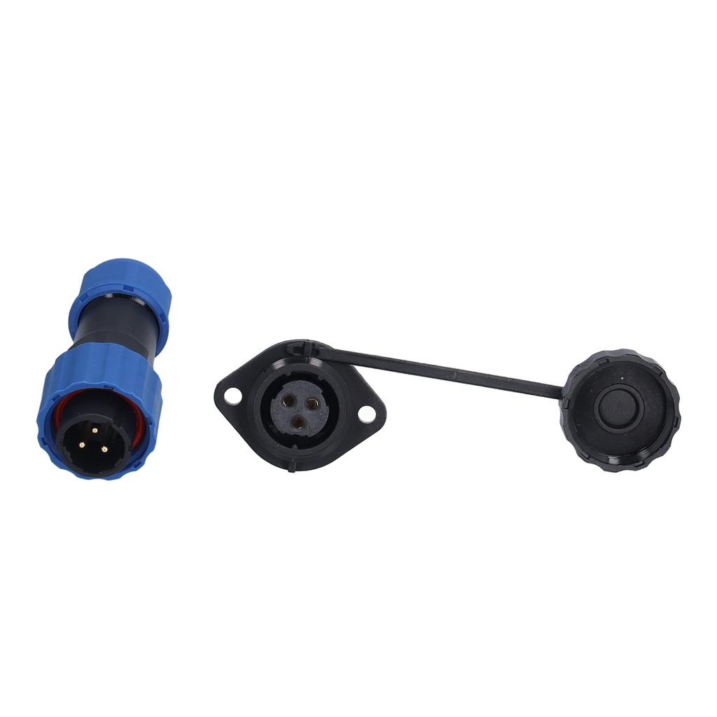 SP16 Flange Waterproof Aviation Plug Socket IP68 Male and Female Butt Joints Flange Waterproof Conne