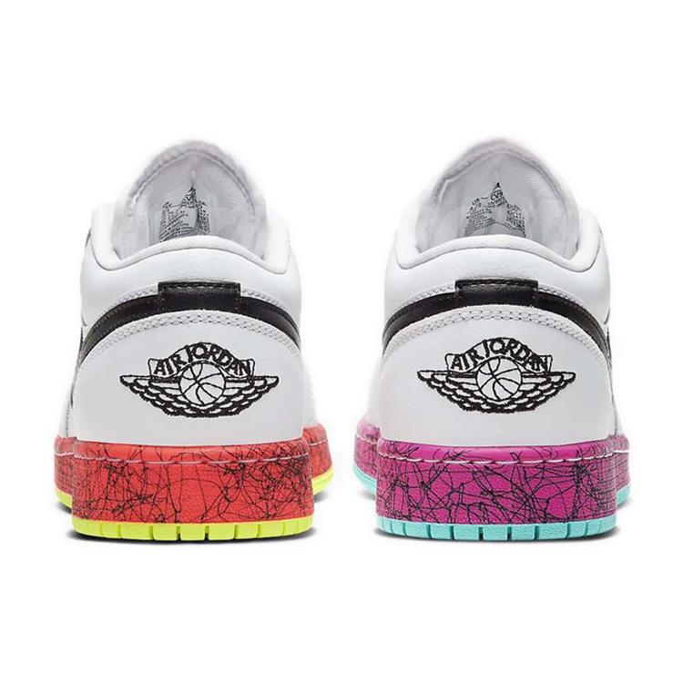 Jordan 1 Low Multi-Color Midsoles White GS CV9548-100