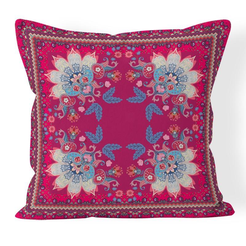 Bohemian Retro Style Decorative Car Cushion Office Bedroom Living Room Sofa Cushion Pillow Cover