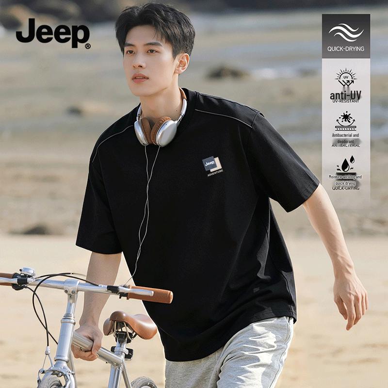 Jeep Men s Short Sleeve Quick-Dry T-Shirt M