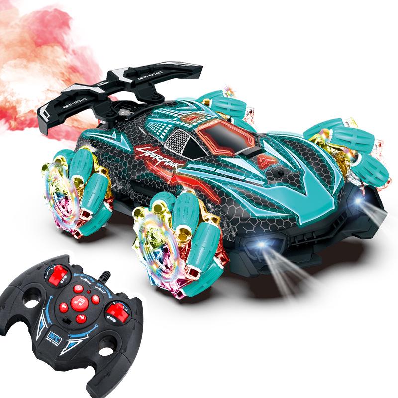 

Remote Control Drifting Racing Car with Light-Up Wheels - Electric Sports Toy for Kids