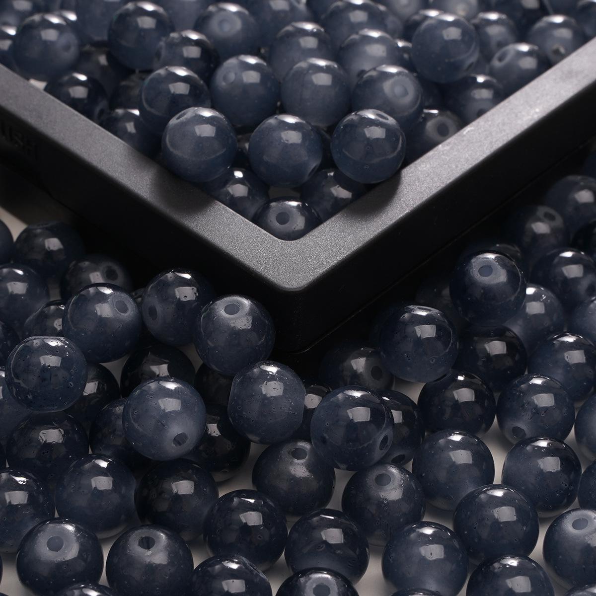 

Бусины из имитации нефрита 6 мм, однотонные, для изготовления украшений своими руками 4mm, Hole ~1mm, 50 pcs/pack