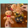 Man Christmas Gingerbread Pendant Plush Toy Doll Holiday Decor Keychain Couple