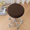 Stretchable Bar Round Stool Cover Thickened Stool Cushion Cover Soft Seat Chair Slipcover