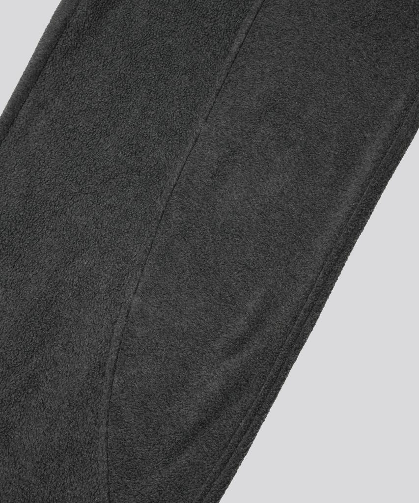 KIIMUIR Curved Line Fleece Pants_Charcoal