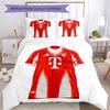 Bayern Mnichov Povlečení Prodyšný Povlak na Peřinu s Povlaky na Polštáře Dekorativní Ložní Prádlo do Ložnice Domácí Dekorace Dárek k Narozeninám