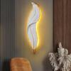 Feather LED Wall Lamp for Living Room, Bedroom, and Hallway