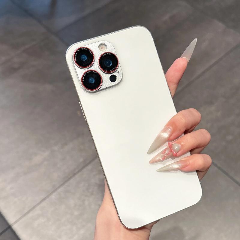 HD Metall Kameralinse Beskytter Full Dekning for IPhone 17 16 15 14 Pro Max Plus Enkel Installasjon Herdet Glass Solid Beskyttelsesdeksel