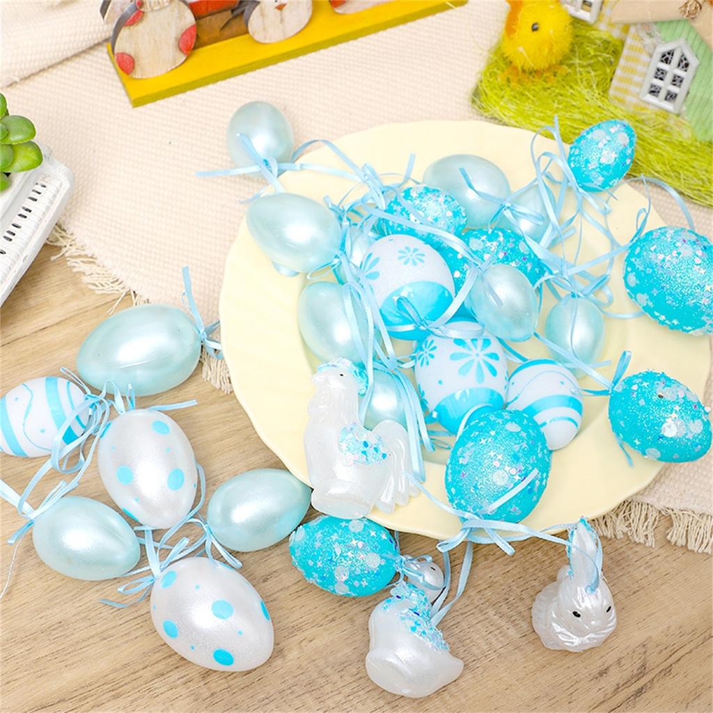 Easter Decorations, Painted Rabbits, Chicks, Resurrected Eggs, Easter Pendant Gift Boxes, Holiday Party Decorative Supplies