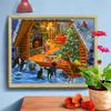 5D DIY Diamond Painting Animal Deer Rhinestone Kit Full Drill Diamond Embroidery Cartoon Mosaic Winter Christmas Gift